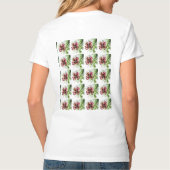 LILA KLEE BLÜTE T-Shirt (Rückseite)