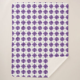 Lila Klee Sherpadecke