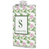 Lila Klee | St Patrick's Day Monogram Flachmann (Links)