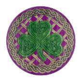 Lila Kleeblatt auf der CNT-Schneidplatte Schneidebrett (Vorderseite)