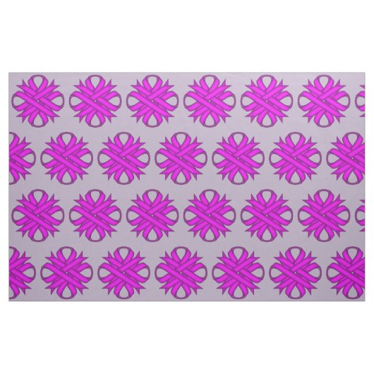 Lila Kleeblatt Stoff (Fat Quarter (45,7 x 55,9 cm))