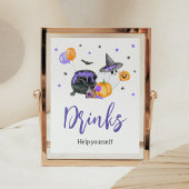 Lila Kleine Boo Ghost Baby Duschtränke Poster