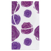 Lila Kleine Geschenktüte (Rückseite)