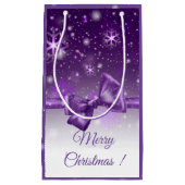 Lila Kleine Geschenktüte (Vorderseite)