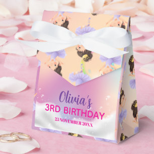 Lila kleiner Princess-Ball Geschenkschachtel