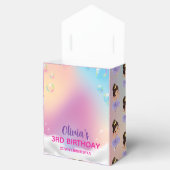 Lila kleiner Princess-Ball Geschenkschachtel (Geöffnet)