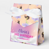 Lila kleiner Princess-Ball Geschenkschachtel (Vorderseite)