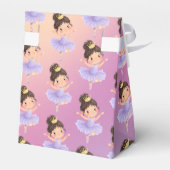 Lila kleiner Princess-Ball Geschenkschachtel (Rückseite)