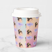 Lila kleiner Princess-Ball Pappbecher (Rechts)