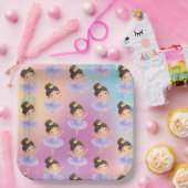 Lila kleiner Princess-Ball Pappteller (Party)
