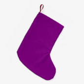 Lila Kleiner Weihnachtsstrumpf (Vorderansicht (hängend))