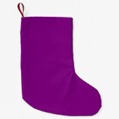 Lila Kleiner Weihnachtsstrumpf (Vorderseite)