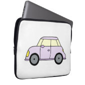 Lila Kleinwagen Laptopschutzhülle (Vorne Rechts)