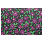 Lila Klematitis Blumengarten Stoff (Fat Quarter (45,7 x 55,9 cm))