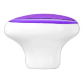 Lila Knopf-Fach-Zug Keramikknauf (Seitenansicht)