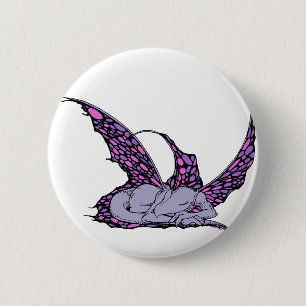 (Lila) Knöpfe SchlafensDragonette Button