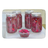 Lila Kohl Badematte (Vorderseite)