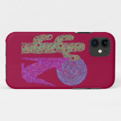 Lila Kojote-Wolf-bunter südwestlicher Entwurf Z Case-Mate iPhone Hülle (Rückseite (Horizontal))