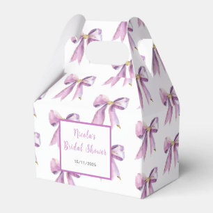 Lila Koketten-Bogen Brautparty Geschenkschachtel