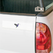 Lila Kolibri Autoaufkleber (Auf Lkw)