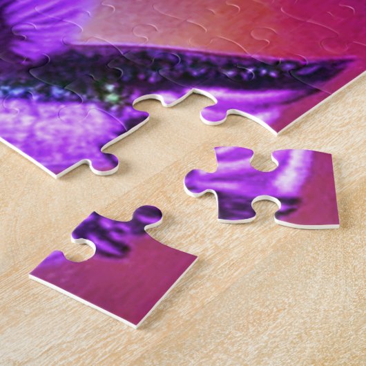 Lila Kolibri Puzzle (Seite)