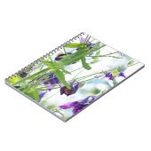 Lila Kolumbus-Notebook Notizblock (Linke Seite)