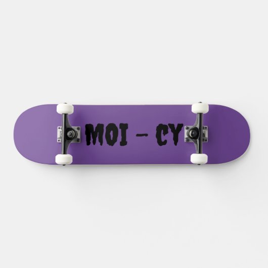 lila Komplettboard MOI - cy Skateboard (Horizontal)