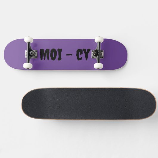 lila Komplettboard MOI - cy Skateboard (Horizontal)