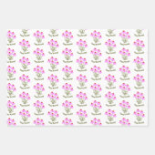 Lila Kon-Wrapping-Papierblätter Geschenkpapier Set (Vorderseite)