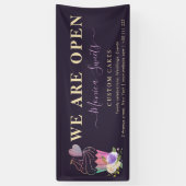 lila Konditorei Banner (Vertikal)