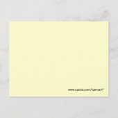 Lila Kone Blume Echinacea purpurea Postkarte (Rückseite)