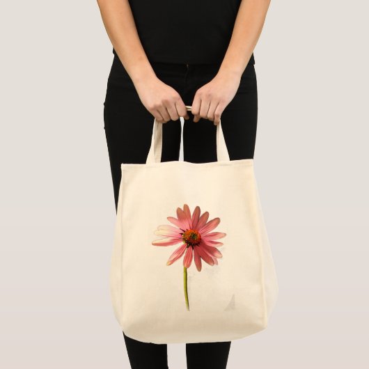 Lila Kone Blume Echinacea purpurea Tragetasche (Vorderseite (Produkt))