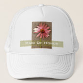 Lila Kone Blume Echinacea purpurea Truckerkappe (Vorderseite)