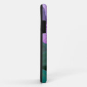 Lila Kone-Blume mit Wassertropfen Case-Mate iPhone Hülle (Hinten/Rechts)