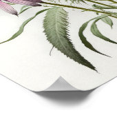 Lila Konferenzteilnehmer Art Print Poster (Ecke)