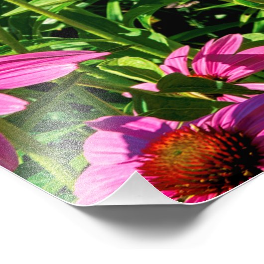 Lila Konferenzteilnehmer Fotodruck (Ecke)