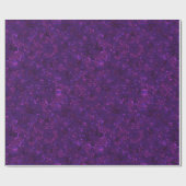 Lila Konfetti Geschenkpapier (Flach)