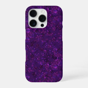 Lila Konfetti iPhone 16 Pro Hülle