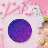 Lila Konfetti Pappteller (Party)