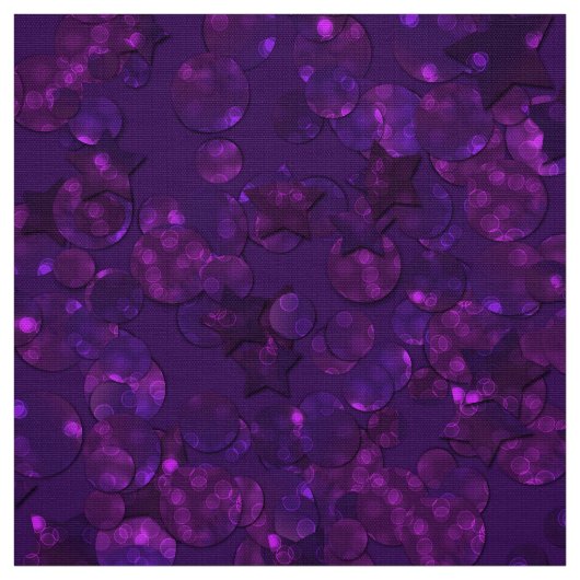 Lila Konfetti Stoff (Muster)