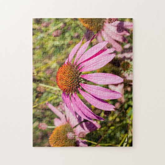 Lila Konflower Jigsaw Puzzle (Vertikal)