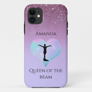 Lila Königin der Bamgymnastik Personalisiert Case-Mate iPhone Hülle