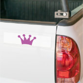 lila Königkrone Autoaufkleber (Auf Lkw)