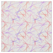 Lila Korallenschere-Muster Stoff (Muster)