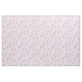 Lila Korallenschere-Muster Stoff (Fat Quarter (45,7 x 55,9 cm))