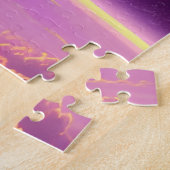 Lila, kosmisch gelbe Wolke Zap Atmosphärischer Pla Puzzle (Seite)