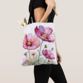 Lila Kosmos-Blume Tasche (Von Nahem)