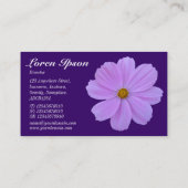 Lila Kosmos - Tief Lila 330066 Visitenkarte (Rückseite)