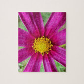Lila Kosmos-Wildblume Puzzle (Vertikal)