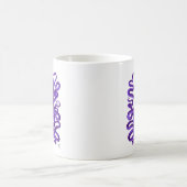 Lila Krake Kaffeetasse (Mittel)